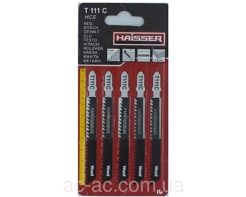 Пильное полотно T111С по древесине 75 мм (уп 5 шт) HAISSER (6111715)