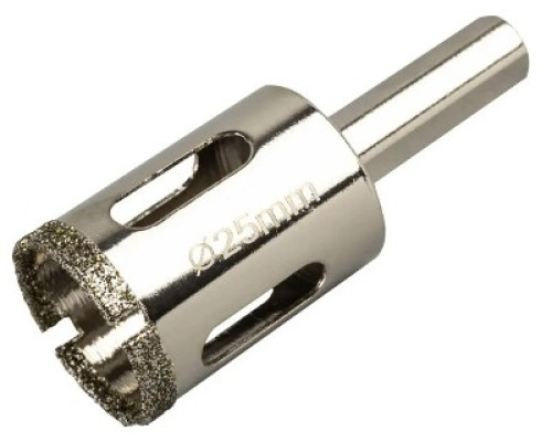 Коронка алмазная по керамограниту 25 мм HS104925 HAISSER (2712325)