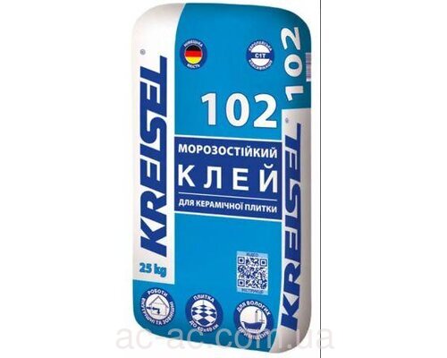 Клей для плитки KREISEL (Крайзель) 102 (ТЕ12) (25кг) (кераміка, керамограніт)