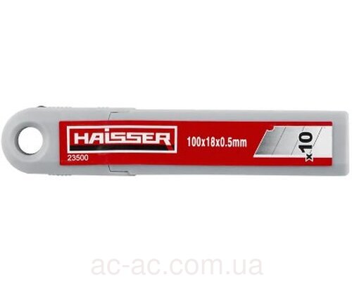 Леза сегментовані 18*100 мм (10шт) HAISSER (23505)