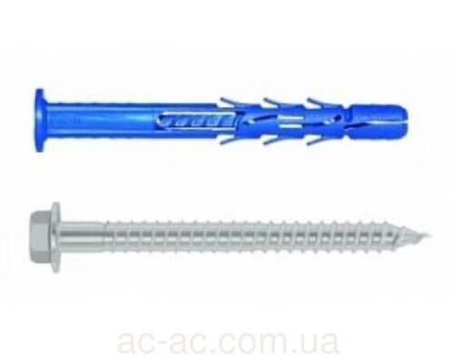 Дюбель рамний з шурупом Torx 40 з 6гр головкою 10х120