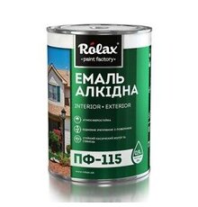 Эмаль Ролакс ПФ-115 белая 0,9 кг