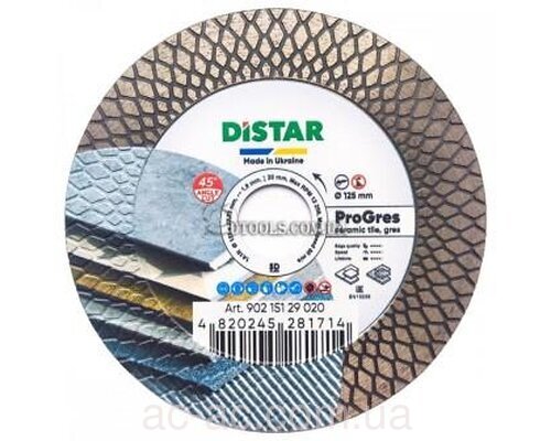 Круг алмазный Distar 1A1R 125x1,9x8/20x22,23 PRO Gres (90215129020)