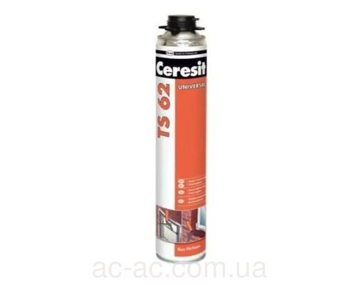 Піна монтажна Ceresit TS62 PRO (750мл) пістолет