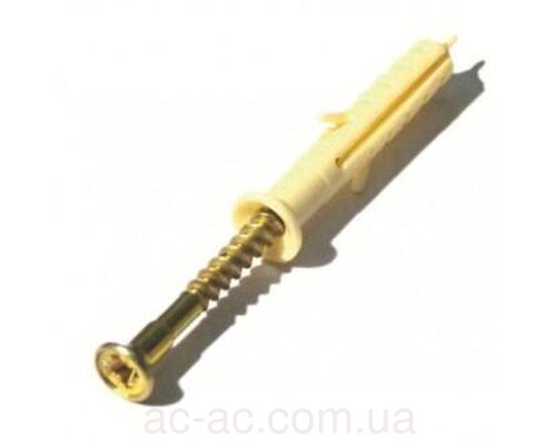 Дюбель забивний поліпроп. "Потай"  6х60 (100шт)