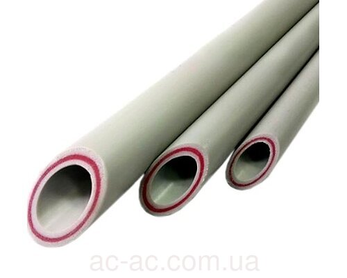 Труба поліпропіленова PP-R ф20*3.4 зі скловолокном FIBER
