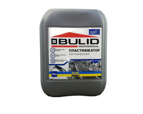 Пластификатор BULID противоморозный 10л.