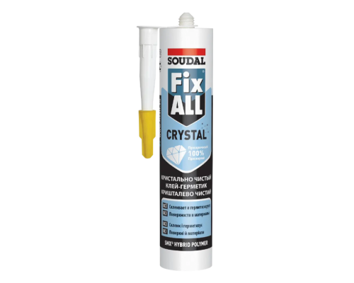 Клей-герметик SOUDAL FIX ALL Flexi прозорий 280мл