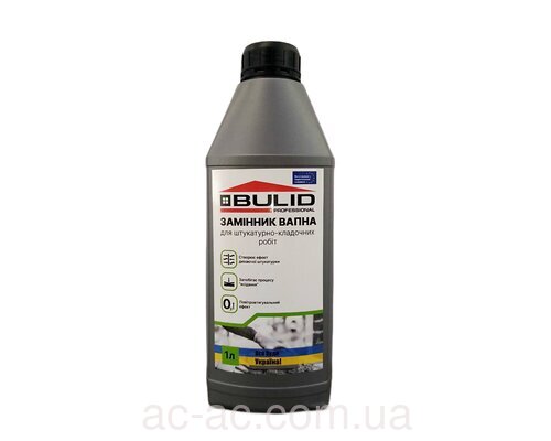 Пластификатор BULID заменитель извести 1л.