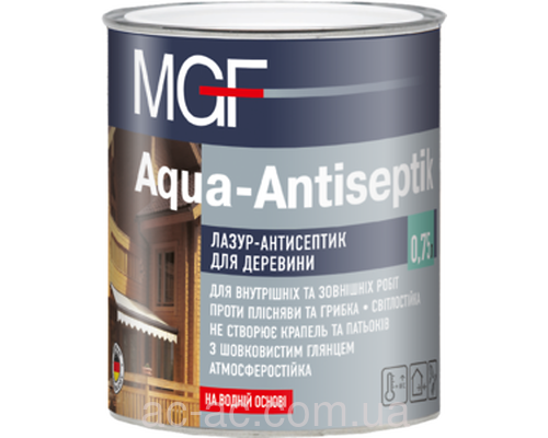 Лазур антисептик MGF Aqua-Antiseptik ПАЛІСАНДР 0,75л