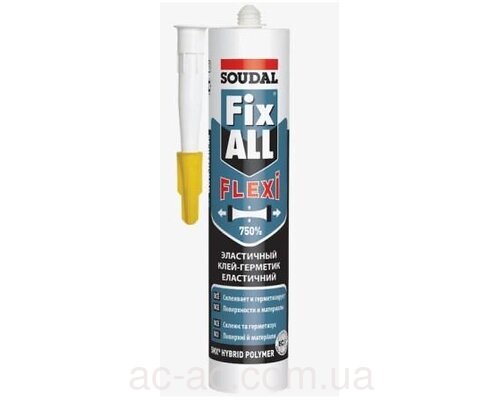 Клей-герметик SOUDAL FIX ALL Flexi чорний 280мл