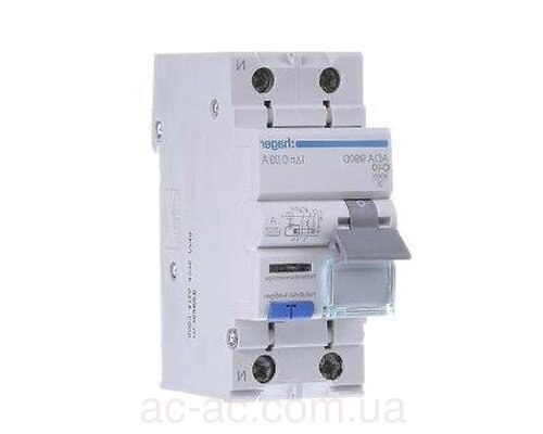 Диф. Автомат 40А Hager 1P+N 30mA ADA990