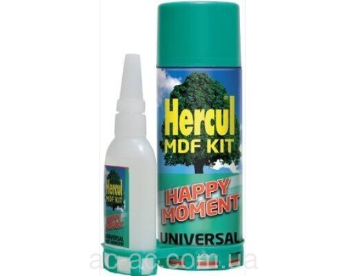 Клей Супер HERCUL Happy Moment з активатором 100г+400мл