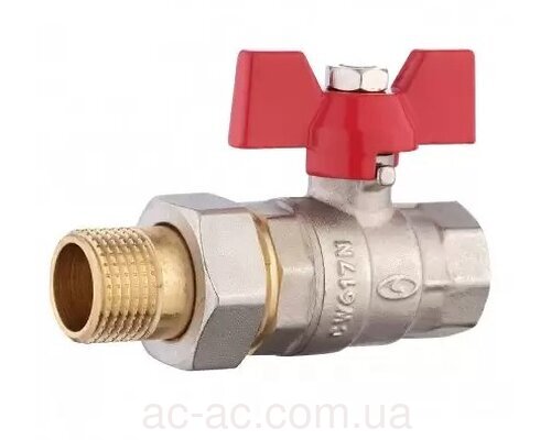 Кран кульовий з АМЕРИКАНКОЮ 15 (1/2'') ЗВ