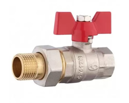 Кран кульовий з АМЕРИКАНКОЮ 15 (1/2'') ЗВ