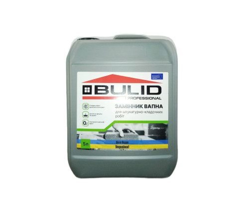 Пластификатор BULID заменитель извести 5л