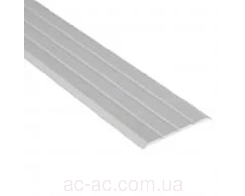 Порожок рифленый 30*3 серебро 1,8м (4139)