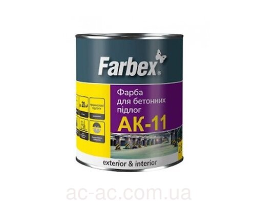 Краска по бетону Farbex ProBeton (АК-11) (светло-сер.) (2,8 кг)
