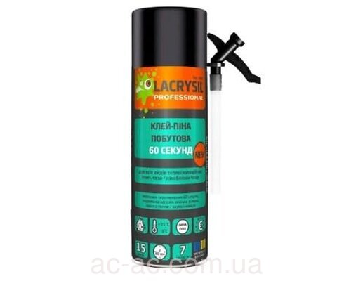 Клей-пена 60 Секунд Lacrysil PRO Ручная 320 мл