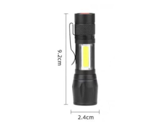 Ліхтар ручний PL-261 + zoom (акум.) USB зарядка
