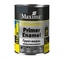 Грунт- эмаль быстросохнущая 3 в 1 Maxima серая 0,75л