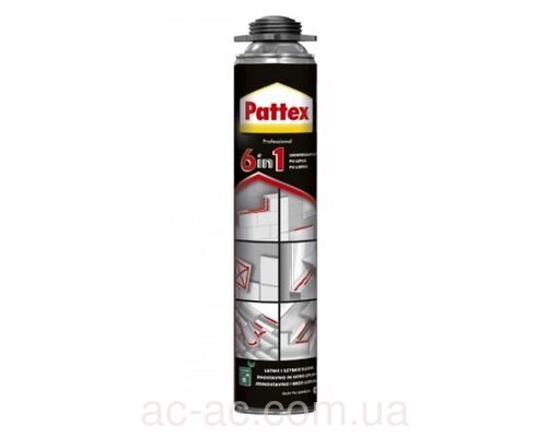 Клей-пена Pattex 6 в 1 PRO проф. 750мл