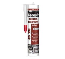 Герметик Ceresit (Церезит) CS 28 термостойкий +315 °С (красный) 280 мл