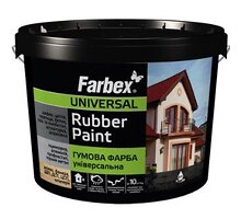 Фарба гумова універсальна Farbex графіт 12кг