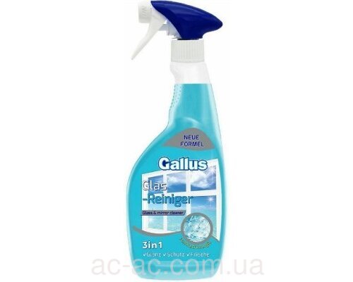 Спрей для миття вікон Gallus 1л Блакитний (4251415301541)