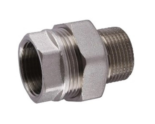 Сгон американка прямая 1/2" никель