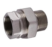 Сгон американка прямая 1/2" никель
