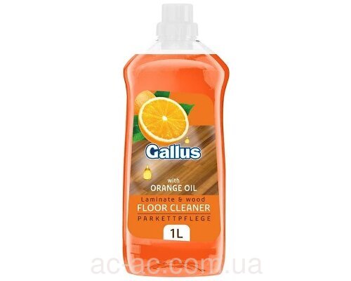 Засіб для миття дерев'яної підлоги та ламінату Gallus Цитрусова олія 1л (303224)