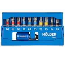 Набір біт з тримачем магнітним MOLDER 50мм 11шт (MT70010)