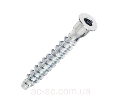 Конфирмат цинк белый 6,4х50 (уп.250)
