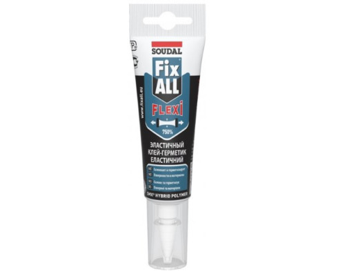 Клей-герметик SOUDAL FIX ALL Flexi белый 125мл