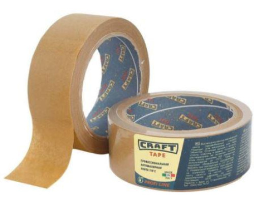 Лента автомалярная CRAFT TAPE 110°С 50мм х 50м коричневая MNC5050