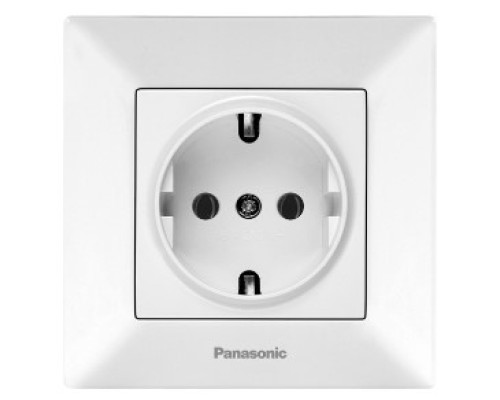 Розетка 1-на з/з  біл Arkedia Slim (Panasonic)