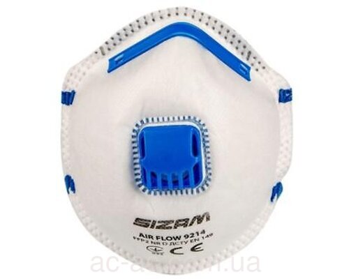 Респиратор Sizam AIR FLOW 9214 с клапаном FFP2