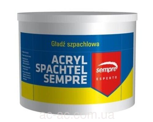 Шпаклівка акрилова фінішна SEMPRE (14кг) Польша