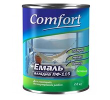 Эмаль Комфорт ПФ-115 зеленая 2,8 кг