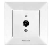 Розетка ТВ кінцева  біл Arkedia Slim (Panasonic)