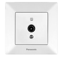 Розетка ТВ кінцева  біл Arkedia Slim (Panasonic)