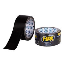 Стрічка армована HPX6200 48мм х 10м чорна CB5010