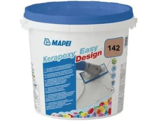 Эпоксидная затирка для швов Mapei Kerapoxy EASY DESIGN 3 кг №142 (коричневый)