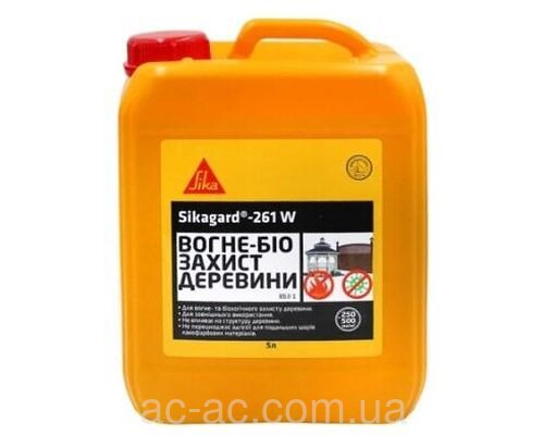 Вогнебіозахист для зовнішніх робіт Sika Sikagard-261W (5 л)