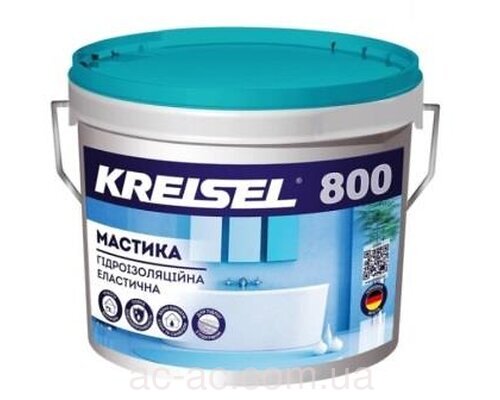 Мастика гидроизоляционная 800 KREISEL эластичная (14кг)