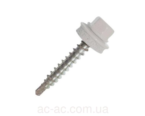 Саморез кровельный 4,8х35 Белый (9003) (250шт)