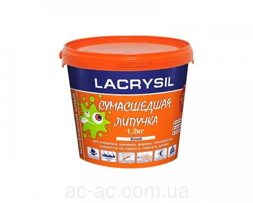Клей универсальный "Сумасшедшая липучка" Lacrysil 1,2кг