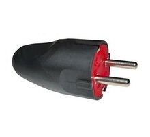 Вилка Neomax пряма з/з каучук чорна NX2000