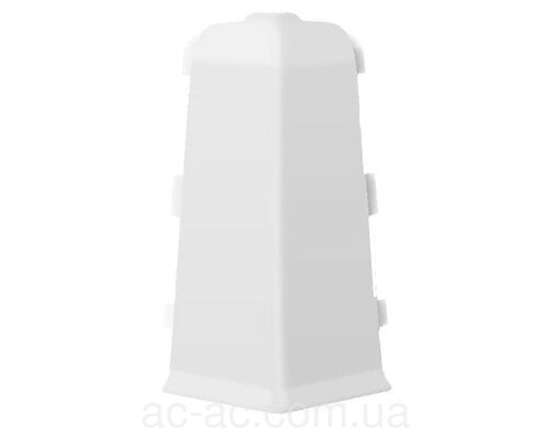 Кут зовнішній ПВХ Arbiton INDO №40 білий мат (70)